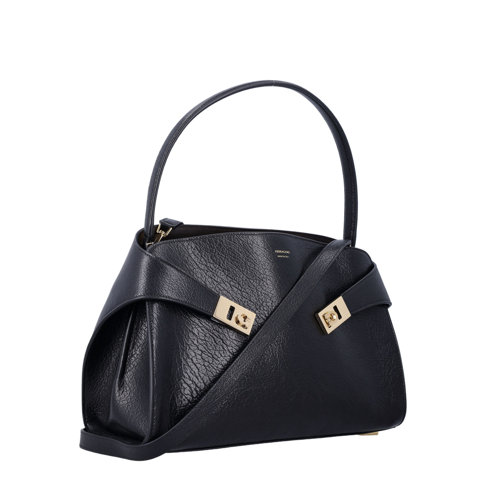 Hug Soft Bicolor Shoulder Bag in Calfskin