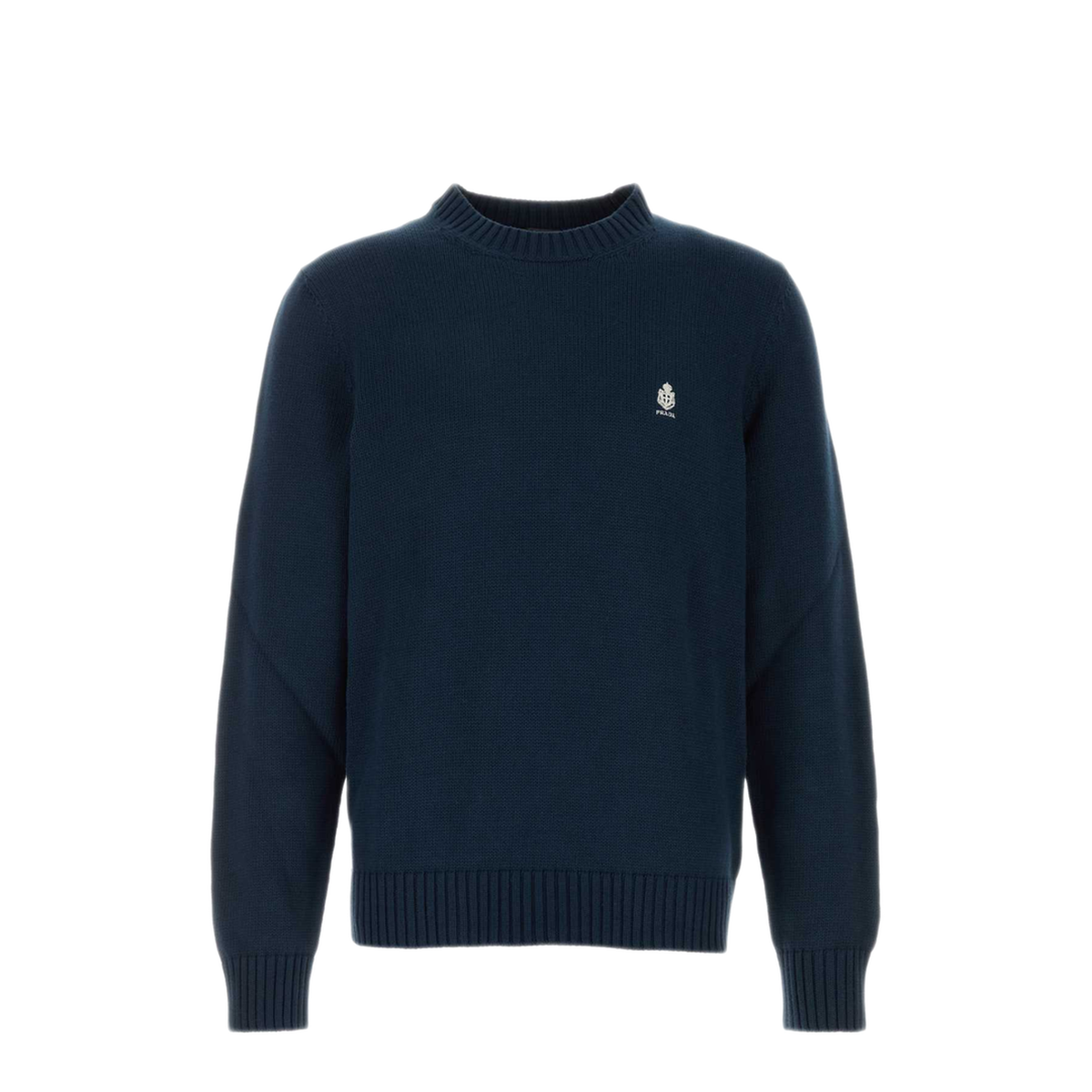 MAYFEYR - Prada - Navy Blue Cotton Sweater - UMF307SOOO194OF0008