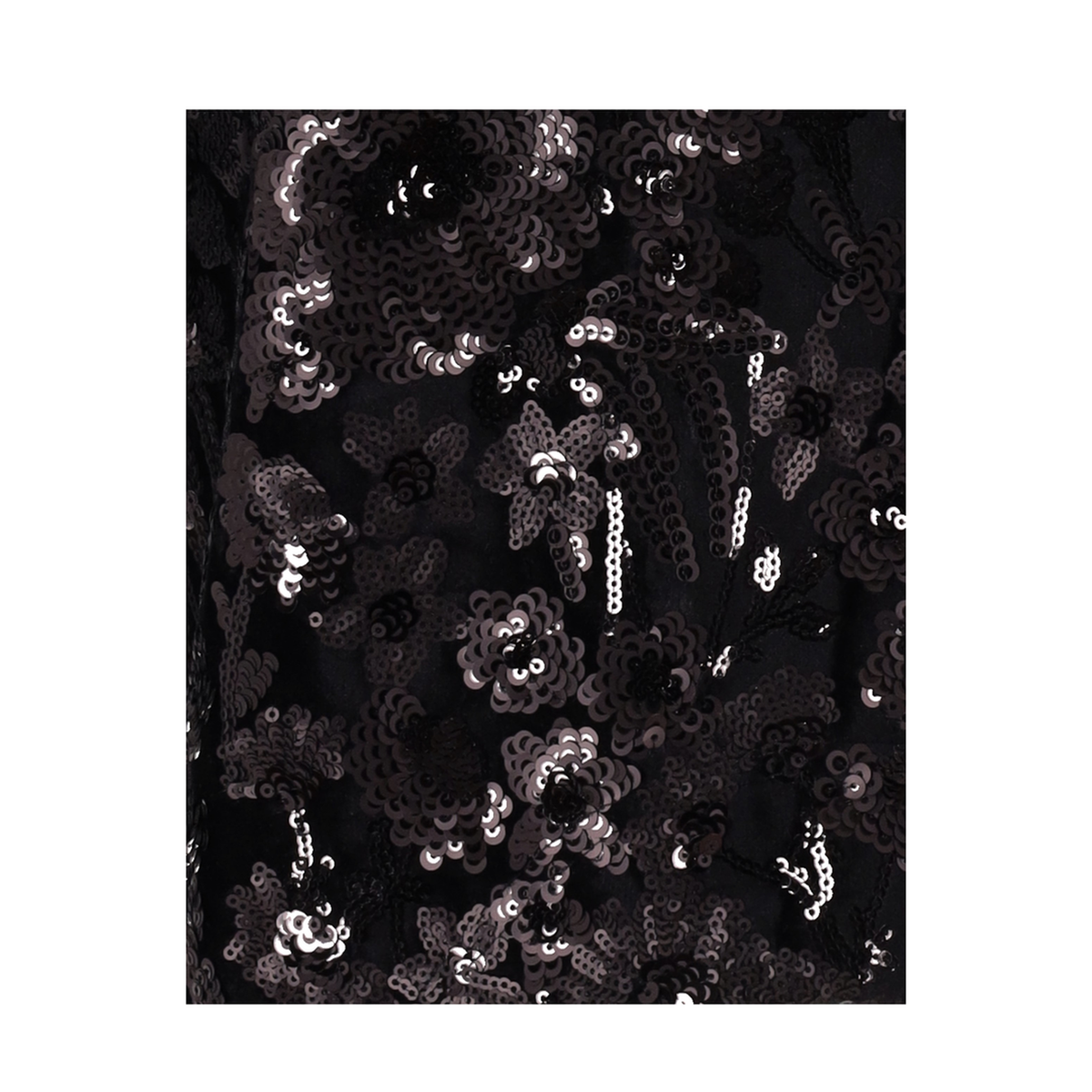 MAYFEYR - NICCOLÒ PASQUALETTI - Onda Tee Floral Sequin Embroidered Velvet - NP08T010FSEVB