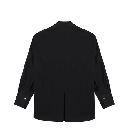 MAYFEYR - The Attico - Black Cotton Shirt With Logo - 261WCH00049CCC052AA100