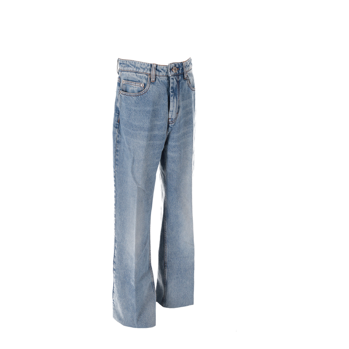 Cotton Flared Jeans