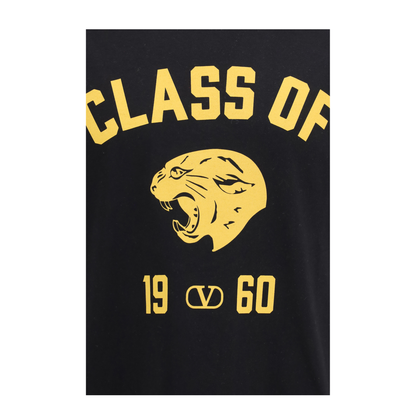 MAYFEYR - Valentino - Panther Print Cotton T Shirt - 9V3MG18ABAREE6