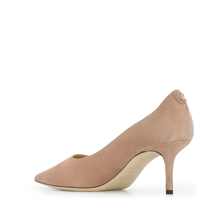 Ballet-Pink Patent-Leather Pumps