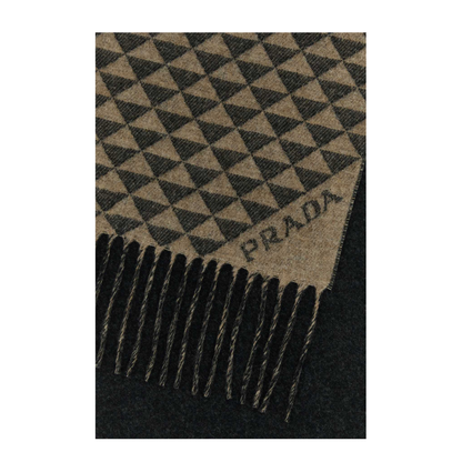 MAYFEYR - Prada - Embroidered Wool Blend Scarf - 2FS0562CONF03VB