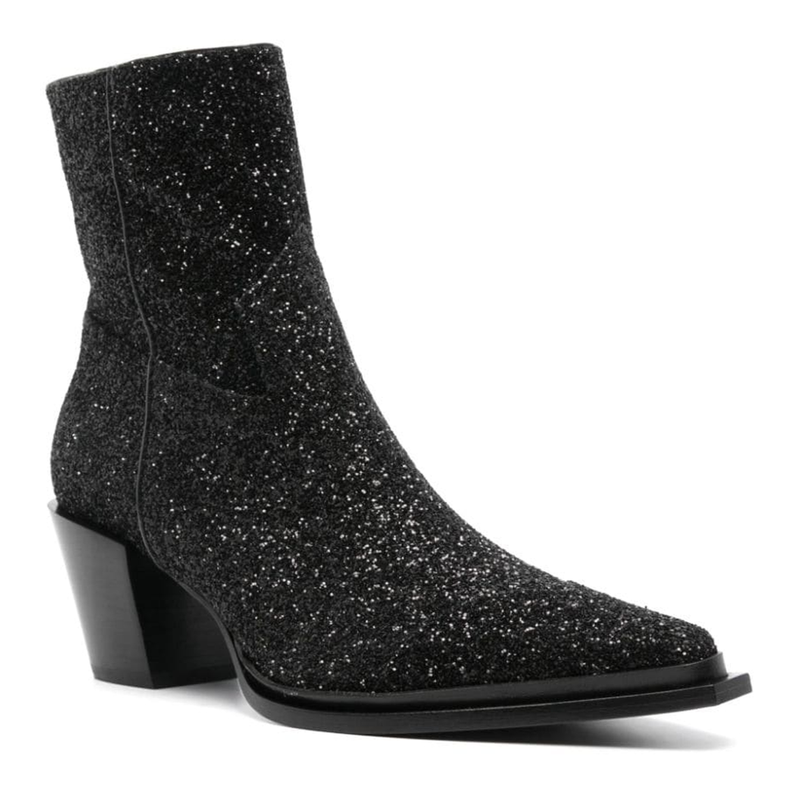 Stunning Black Glitter Boots