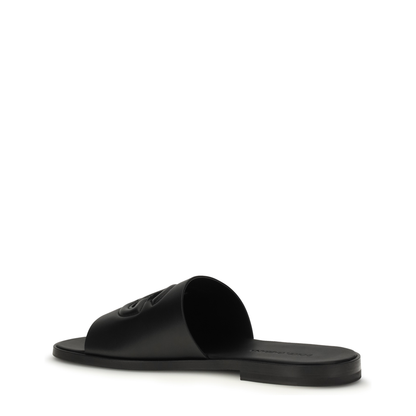 MAYFEYR - Dolce & Gabbana - Embossed Logo Sandals - A80397A0363