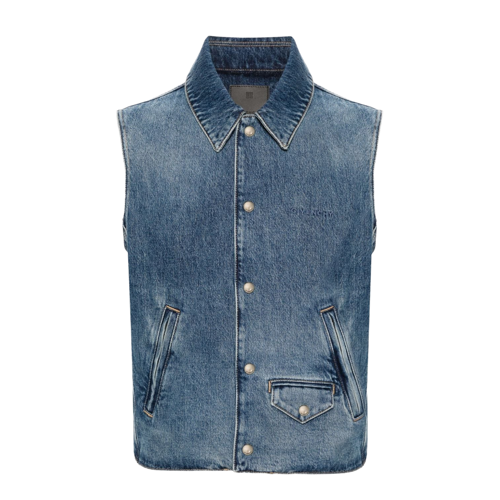 Indigo Blue Denim Vest