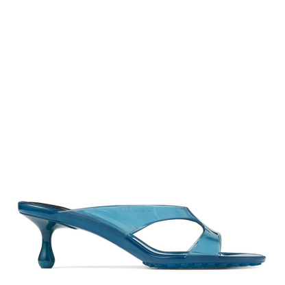 MAYFEYR - Jimmy Choo - Clear Blue Sandals - JELLYDROP50TPZLIGHTLAGOON