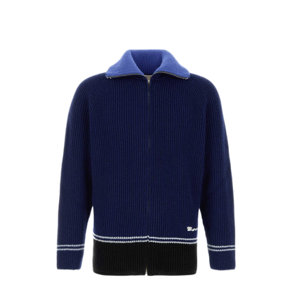 MAYFEYR - Marni - Blue Wool Blend Cardigan - CDMG0183Q0UFZ411CBB61