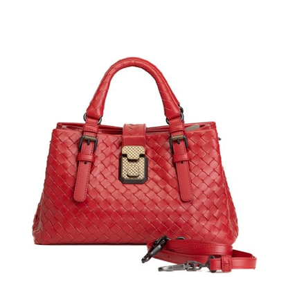 Roma Small Leather Handbags - Red