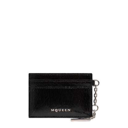 Calf Leather Cardholder With Logo Lettering