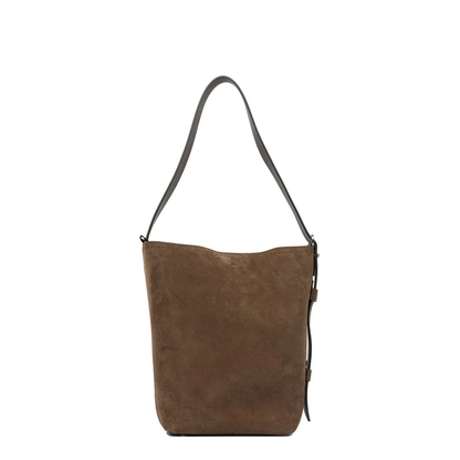 Suede Shoulder Bag Brown