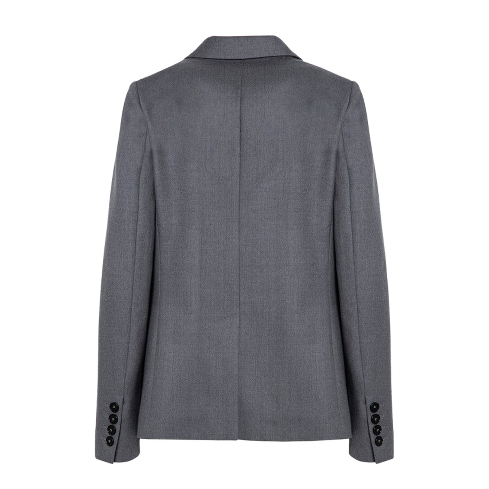 Grey Single-Breasted Jacket