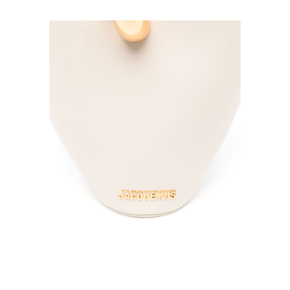Bambola Small Calfskin Shoulder Bag - Light Ivory