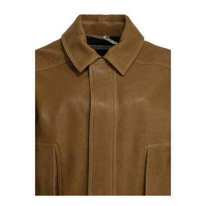 MAYFEYR - Nour Hammour - Dalma Leather Jacket - PF26CO1DALMABUTTERSCOTCH