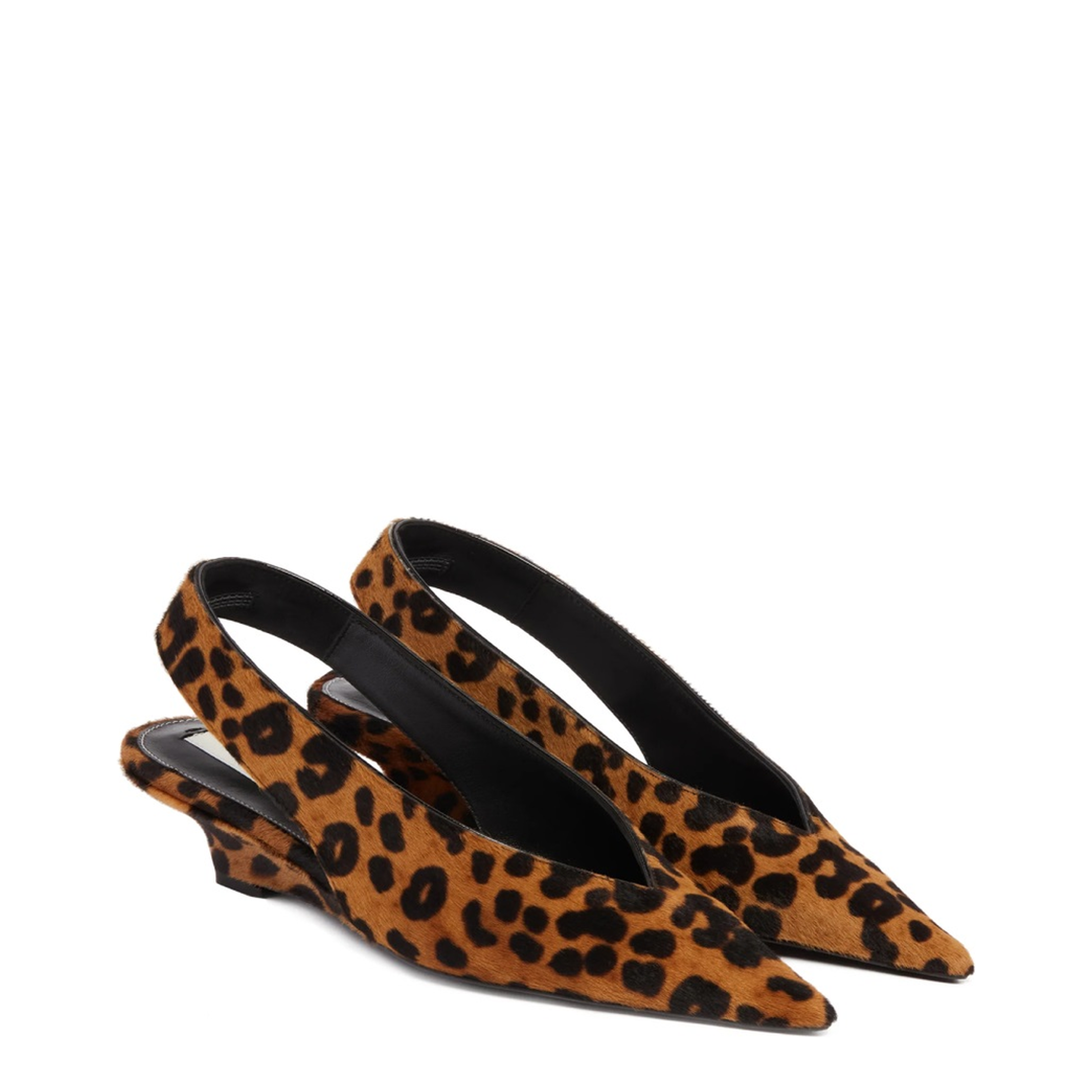 MAYFEYR - Toteme - Wedge Slingback Pumps - 254WAS0165LE0070LEOPARD207