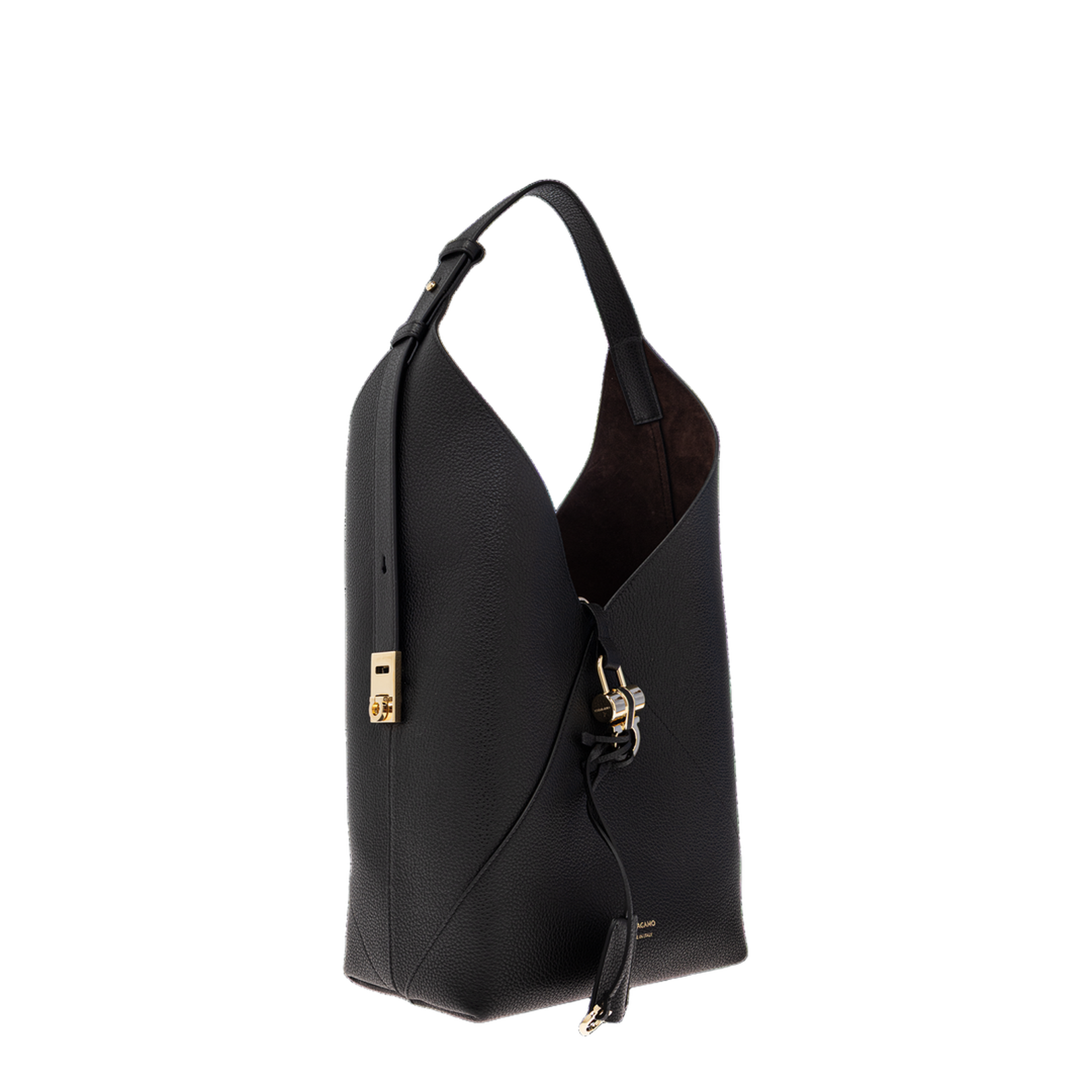 Leather shoulder bag