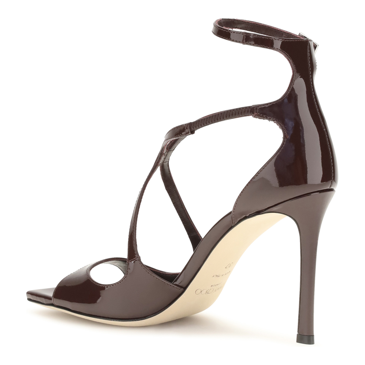 MAYFEYR - Jimmy Choo - Azia Sandals - J000178790DEEPMERLOT