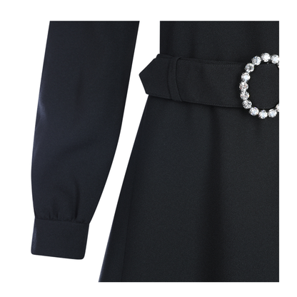 Backless Mini Dress Black