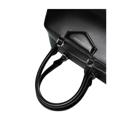 Small Antigona East-West Bag in Box Leather