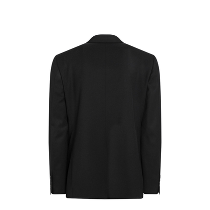 Standard Single-Breasted Tailored Blazer in Black