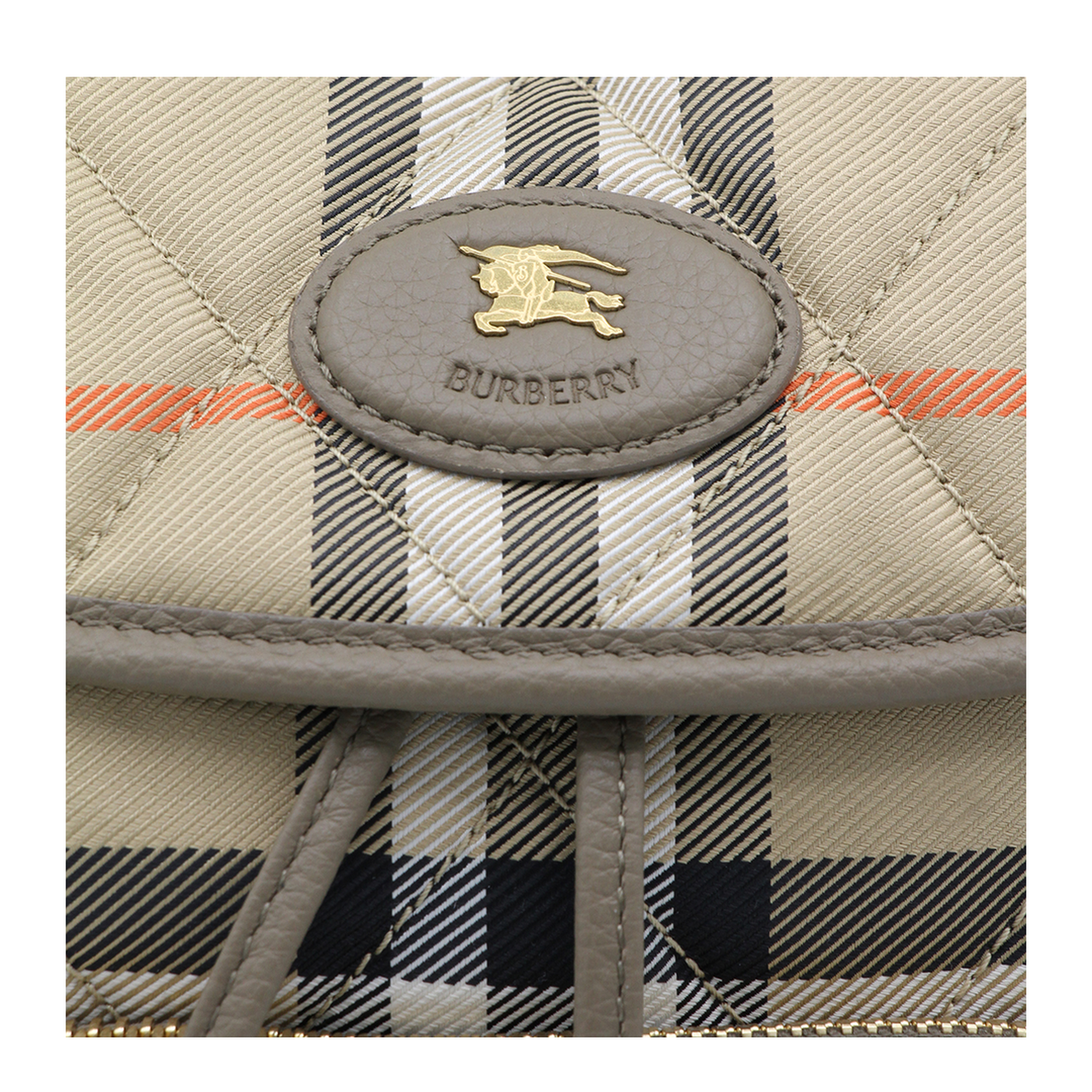 Horseshoe Mini Quilted Polyamide Backpack - Sand Beige