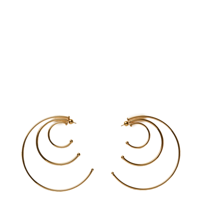 MAYFEYR - Panconesi - Pierced Solar Hoops Earrings Large - F26-EA017-P