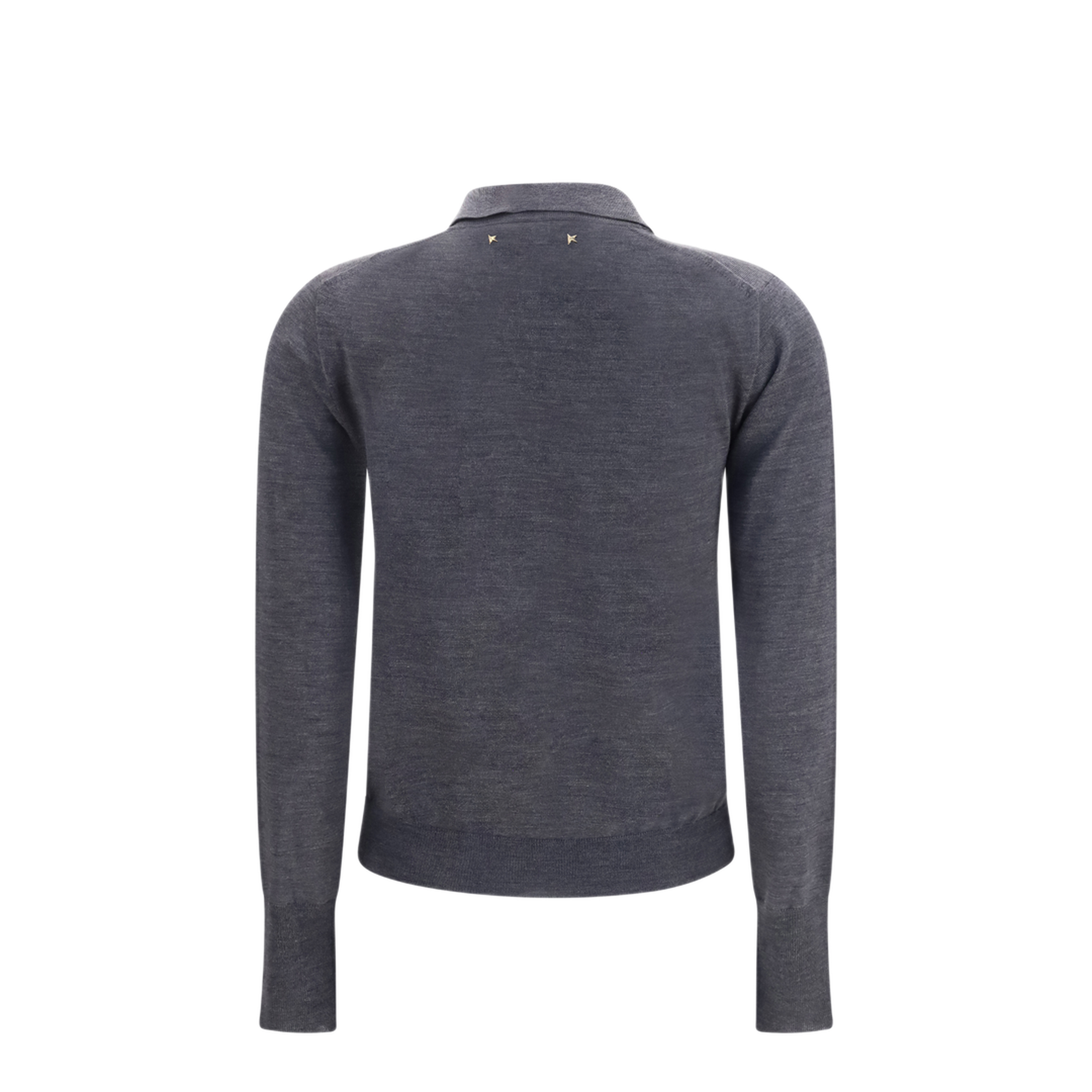 MAYFEYR - Golden Goose - Long Sleeve Merino Wool Polo - GWP01354P00104160318