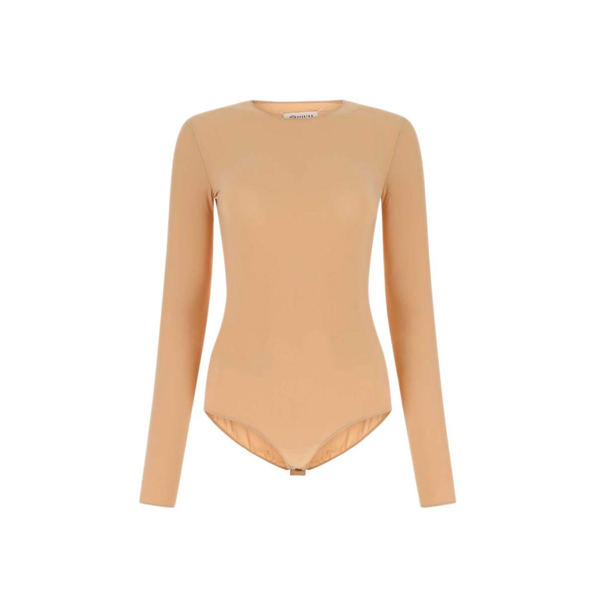 Skin Pink Stretch Nylon Bodysuit