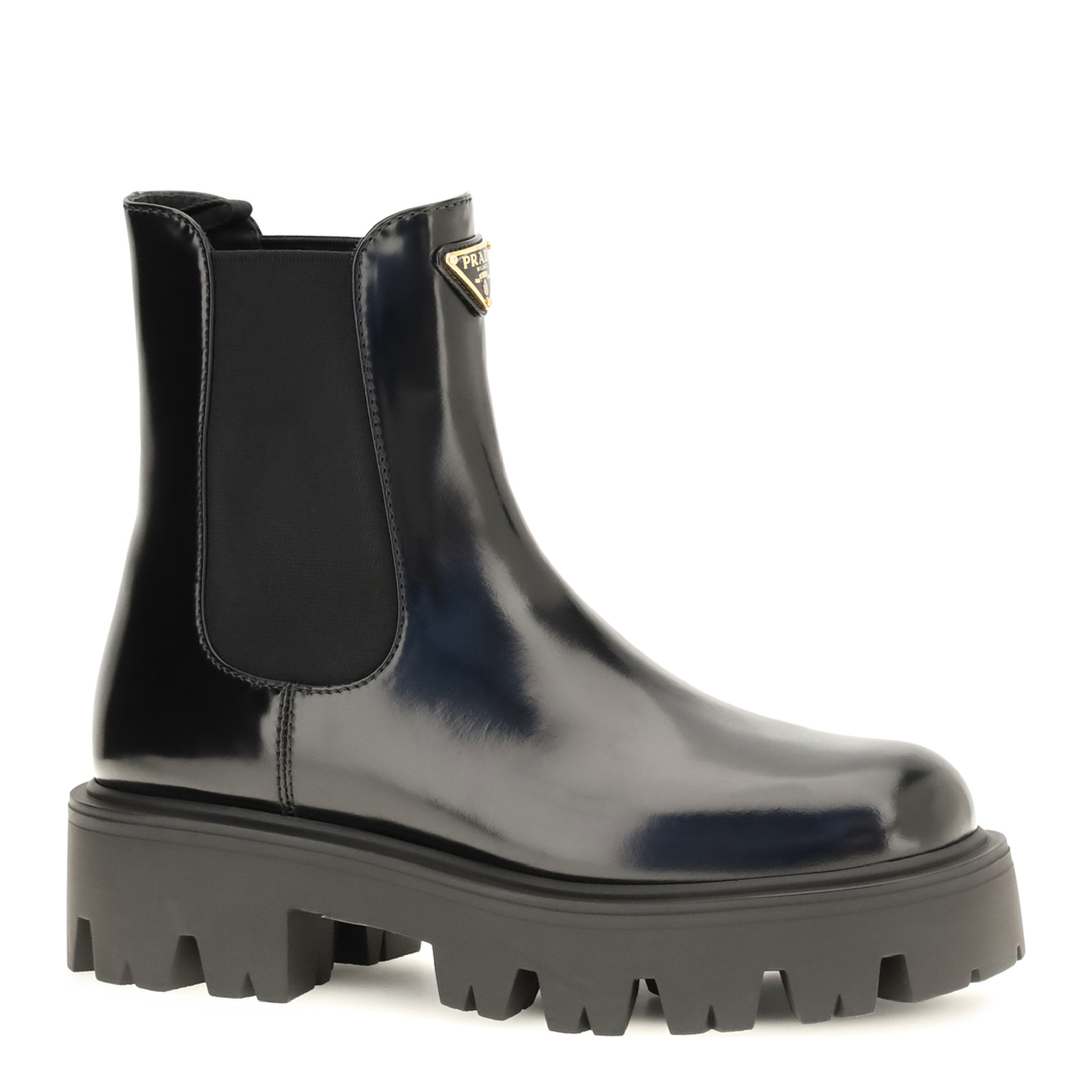 MAYFEYR - Prada - Brushed Leather Ankle Boots - 1T186OFB050055F0002