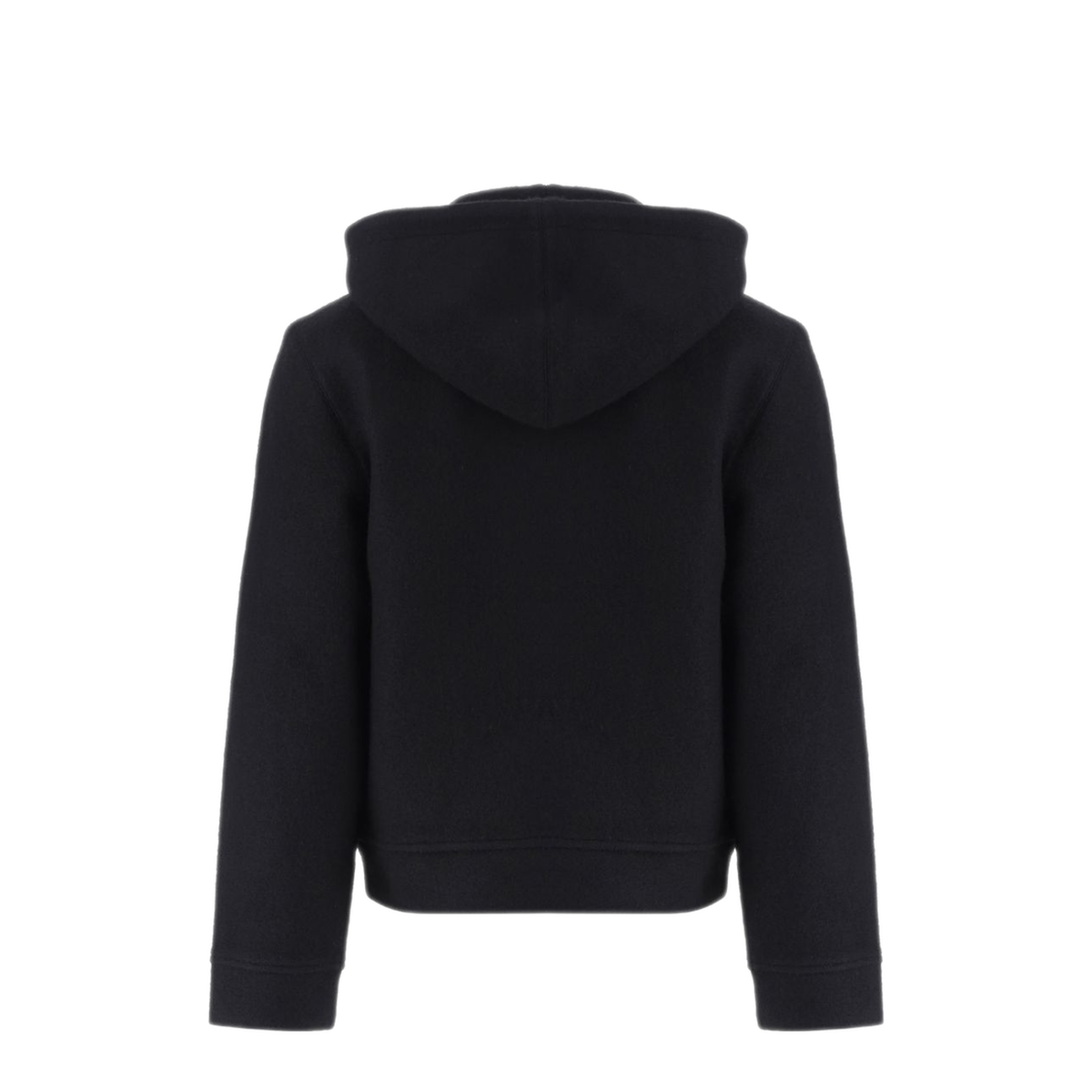 MAYFEYR - Emporio Armani - Classic Hooded Coat In Black - EM006436AF29844UC001