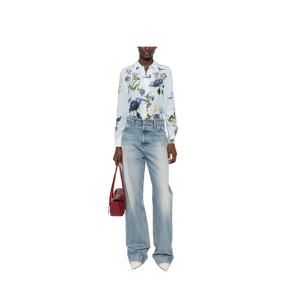 MAYFEYR - Alice + Olivia - Light Blue Shirts - CC606P23019I101