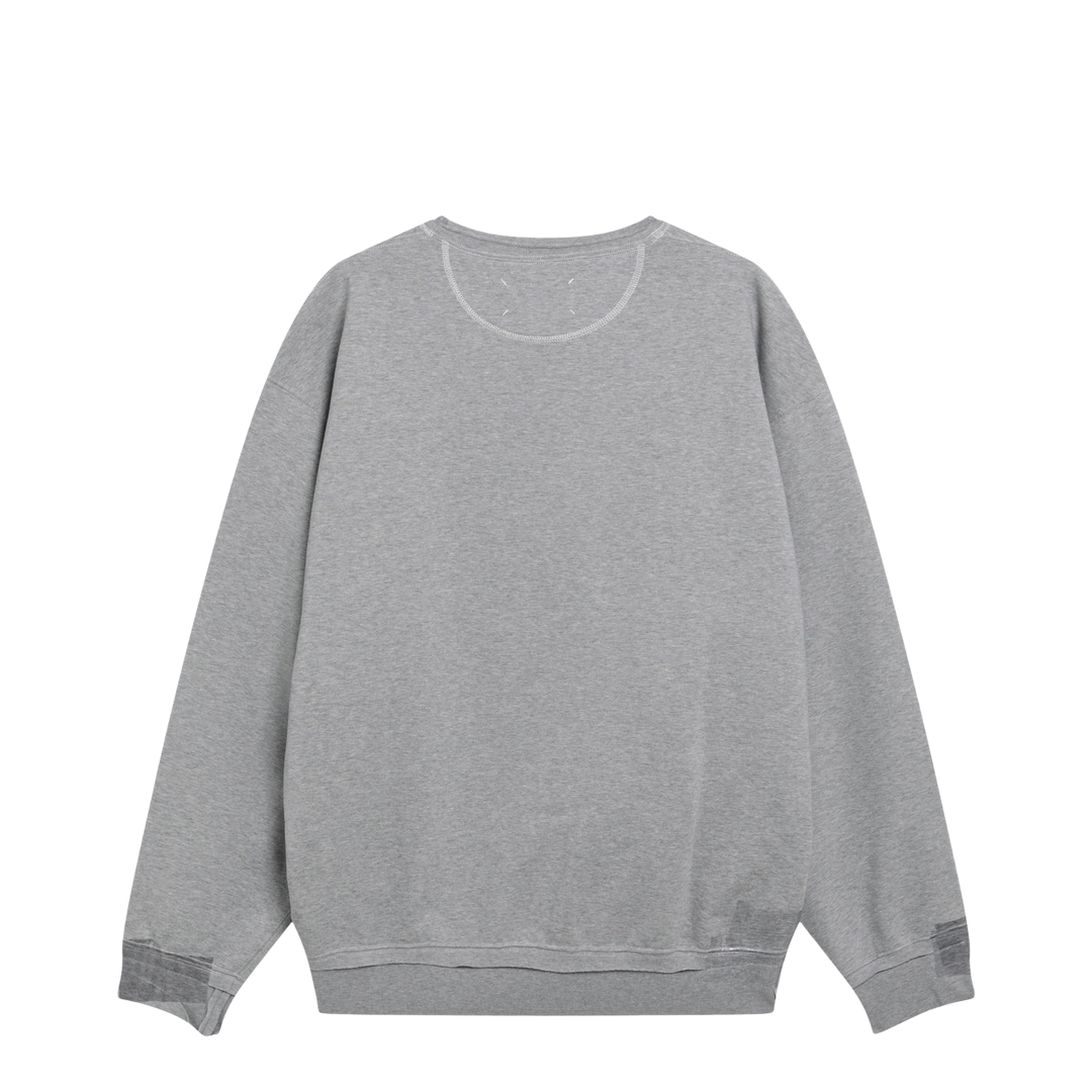 MAYFEYR - Maison Margiela - Taped Cotton Jersey Sweatshirt In Grey - S67GU0038S25505858M