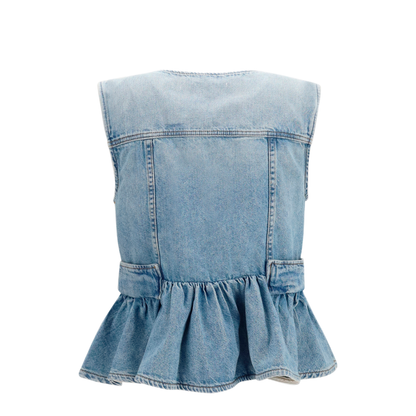 MAYFEYR - Ganni - Lightweight Denim Vest - A1040321