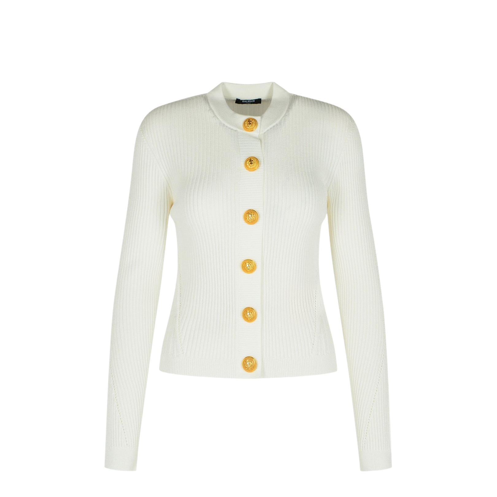 White Viscose Blend Sweater