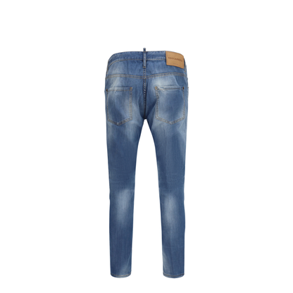 MAYFEYR - Dsquared2 - Cotton Jeans With Logo Application - S71LB1753S30341