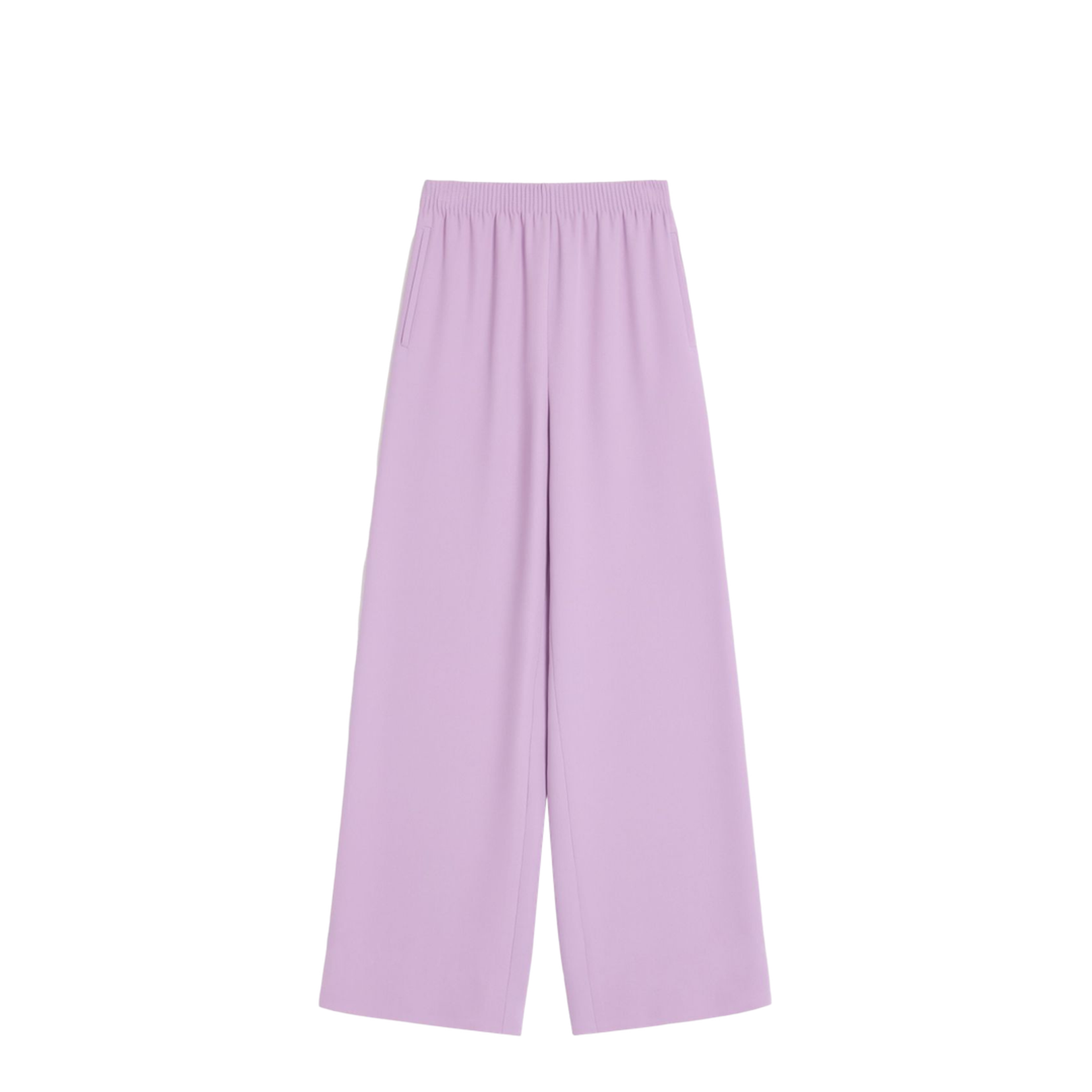 Silk Wide-Leg Trousers