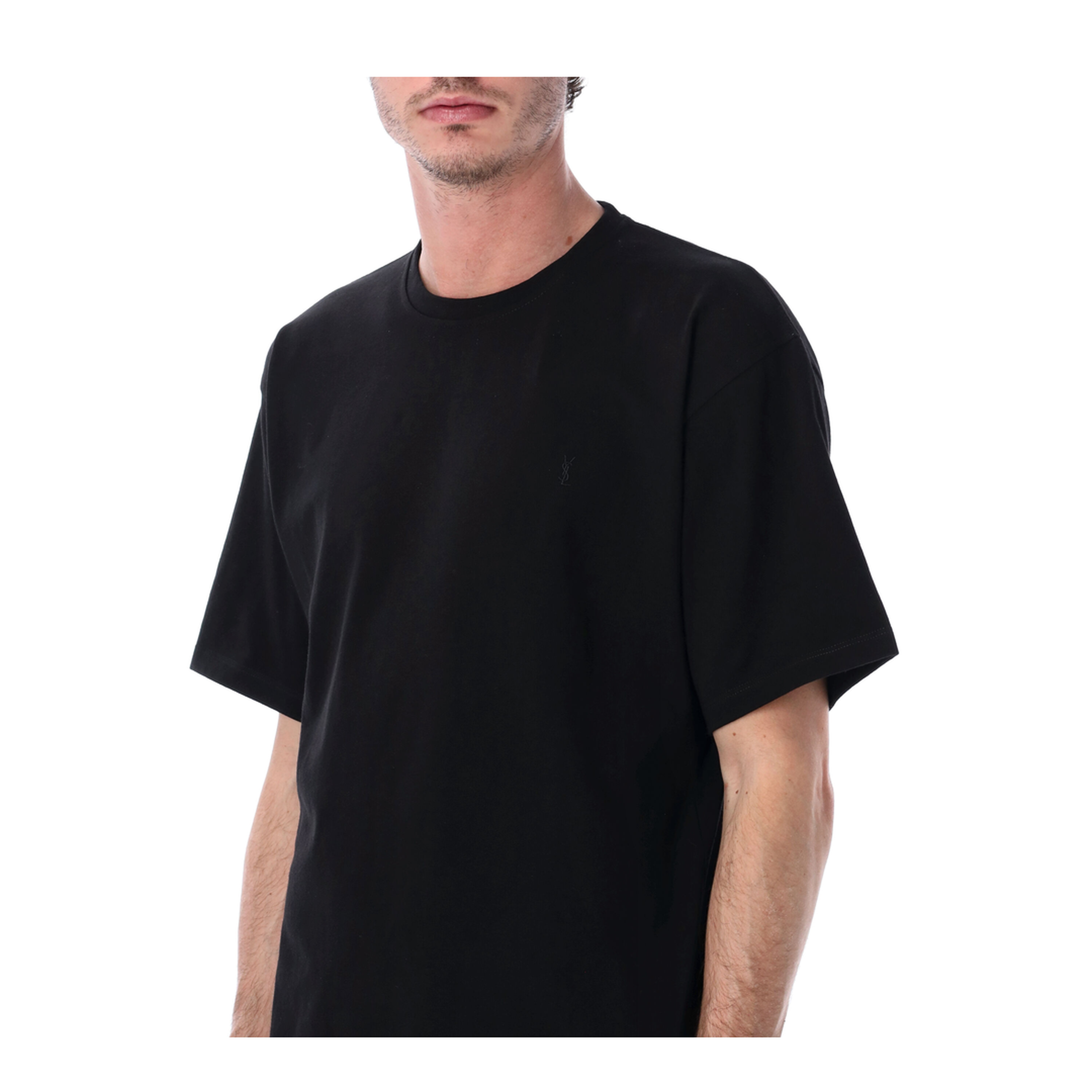 MAYFEYR - Saint Laurent - T-Shirts And Polos Black - 862769Y38AK1000