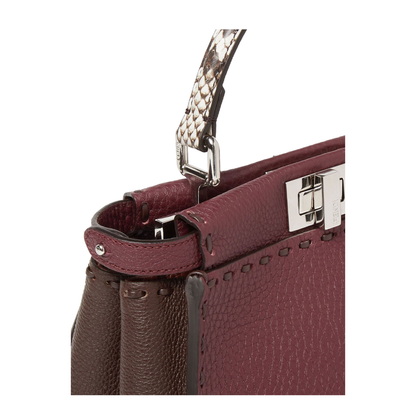 MAYFEYR - Fendi - Two-Tone Peekaboo Mini Bag - 8BN244AWP3