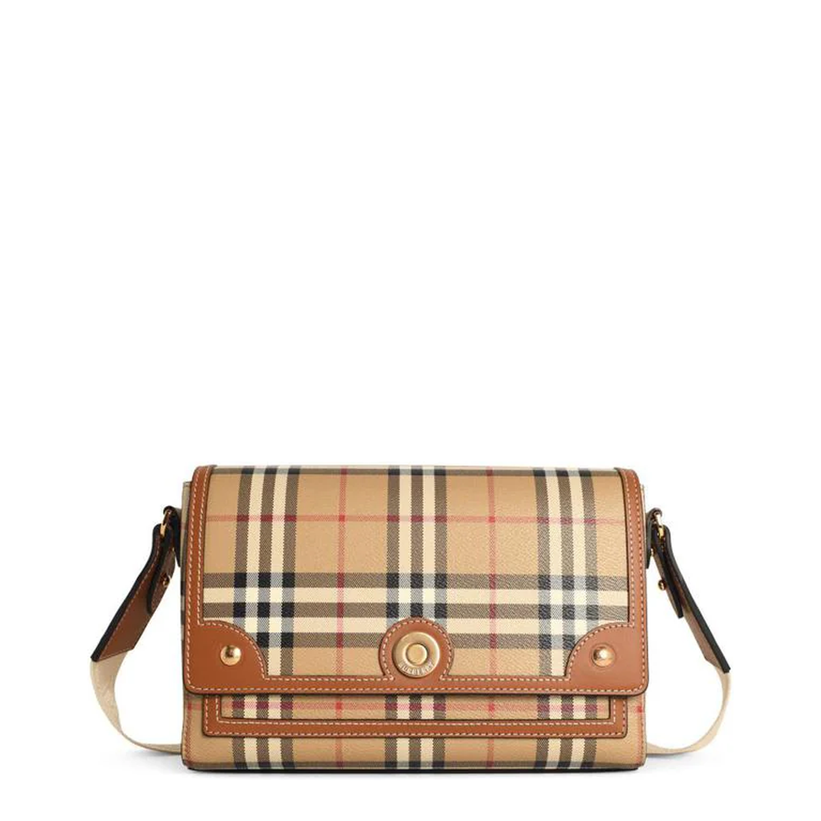 Metallic 'Note' Crossbody Bag