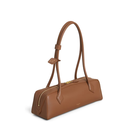 Medium Calfskin Shoulder Bag - Amber