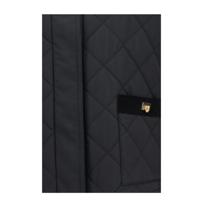MAYFEYR - Ferragamo - Padded Jacket With Gancini Buckles - 795796