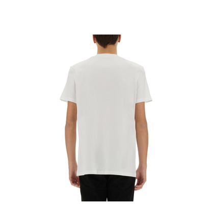 T-shirt with Couture Label White
