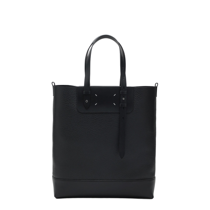 Calfskin Shopping Bag - Black