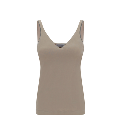 MAYFEYR - Brunello Cucinelli - Top With Embellishments - M0T18BA702