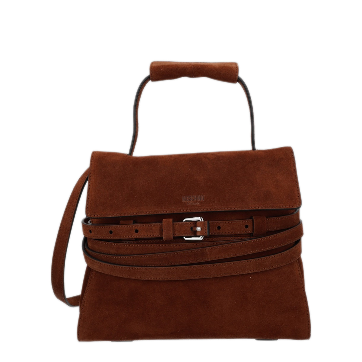 Handle Me Small Suede Hobo Bag - Brown