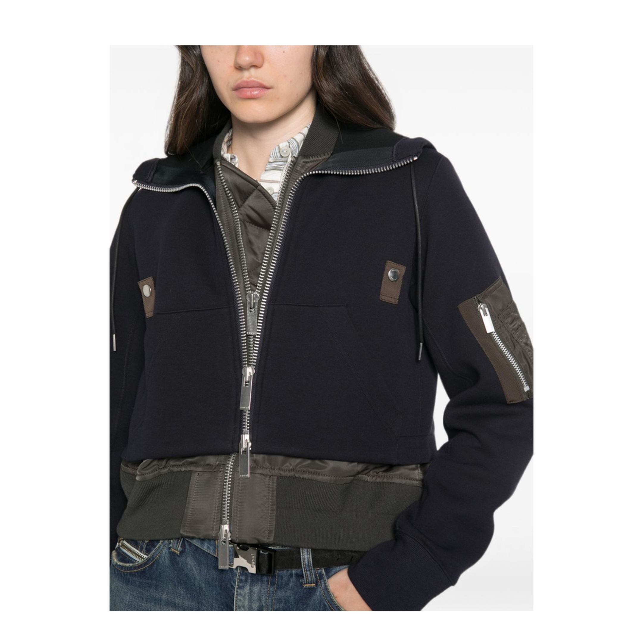 MAYFEYR - Sacai - Sweaters Navy - 26-08681233