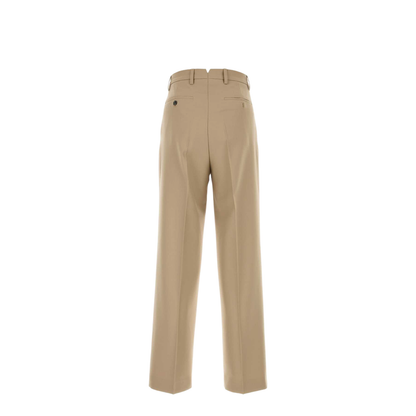 Beige Wool Pant