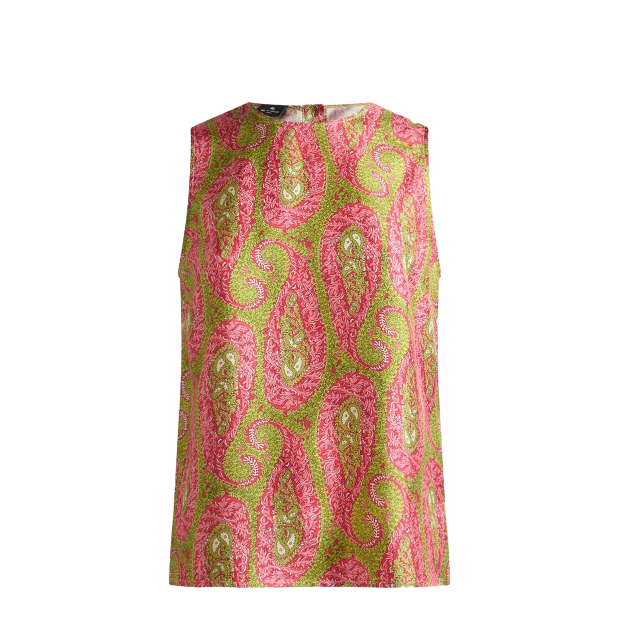 Paisley Foliage Pattern Top