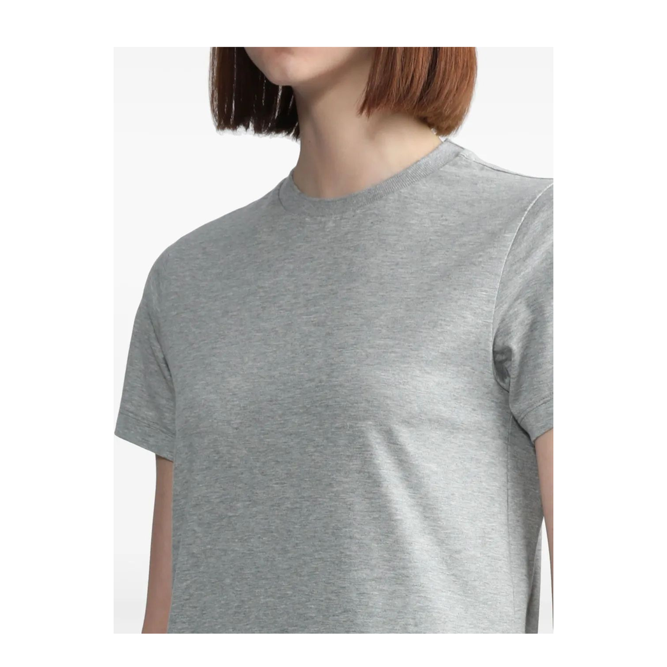MAYFEYR - Thom Browne - Relaxed Fit Ss Tee With Side Slits In Lightweight Jersey - FJS036A05398055
